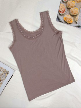 Camisole Tank Top W/ Lace Details